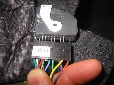 Attach Harness to the BMW harness BE CERTAIN to align it correctly pin 1 to pin 1.