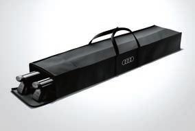 Base carrier bars 1 Attached to strong side brackets, these are the durable foundation of the Audi