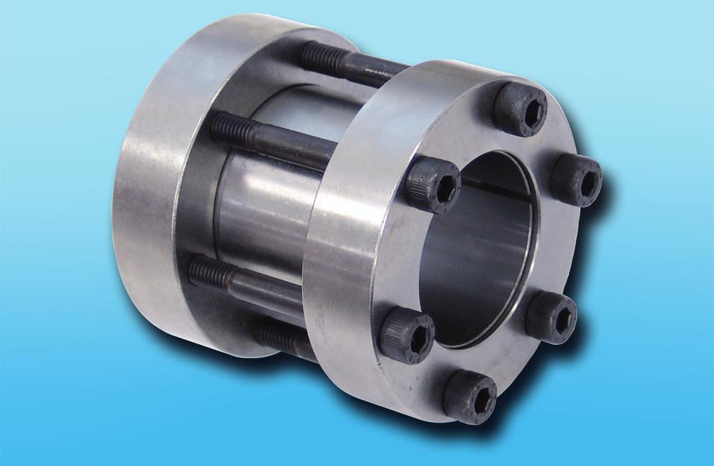 Rigid Shaft Couplings RWK 500 for backlash free connection of two shaft ends Features Centres the shaft to the shaft Easy to release For shaft diameters between 14 and 100 6-1 Application example