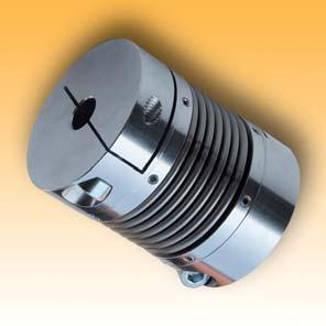 GSF - bellow coupling: introduction Hubs made in aluminum fully turned and bellow in stainless steel. Suitable for applications with high temperatures (> 300 C).