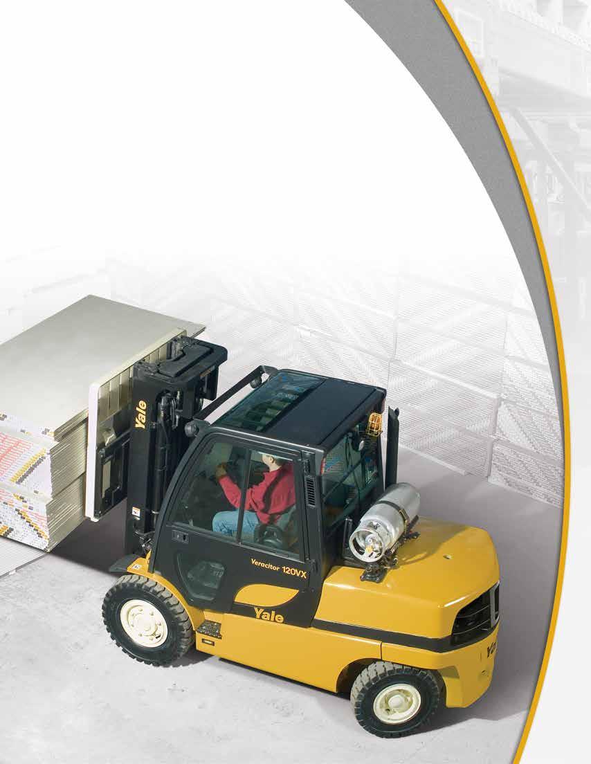 Veracitor VX Series As a leader in materials handling, Yale offers so much more than the most complete line of lift trucks.