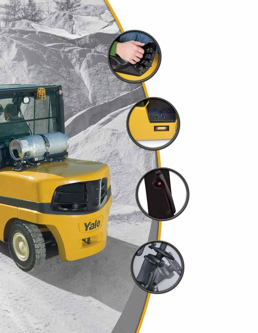 Optional Accutouch mini-lever electrohydraulic controls with on-demand hydraulics Low