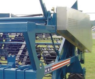 Raise or lower the conveyor to the desired height. 3. Reinsert the retaining pin to lock the conveyor height. NOTE!
