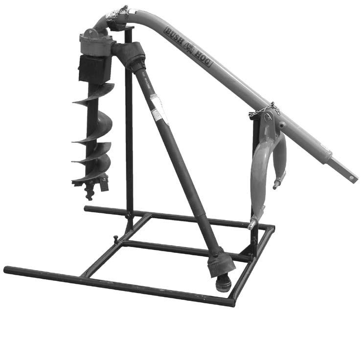 4-2 OPTIONAL PARKING/DISPLAY STAND ASSEMBLY A. Attach Bracket A to Bracket B using the 1/2 x 1-1/2 bolts provided. B. Slide Boom Rests No. 1 and No. 2 down over extensions on Bracket B.