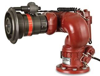 When coupled with an 80 psi nozzle, the pump can operate at lower pressures for flows up to 2000 gpm (7600 lpm).
