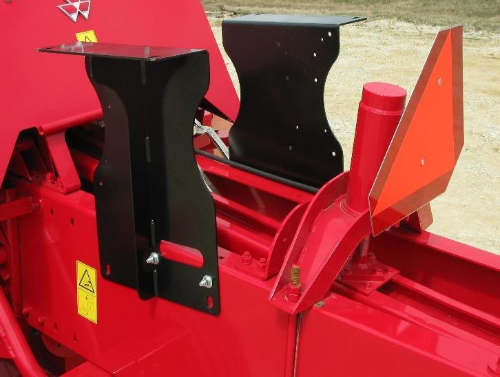 Bale Thrower - Additional Bracket When baler is equipped with a bale thrower, bracket (001-4703QC) will need to be used.