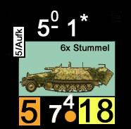 Orange Boxed CS Values The exception to the red-boxed CS value AFVs is weapons which fire high caliber HE shells, such as infantry guns.