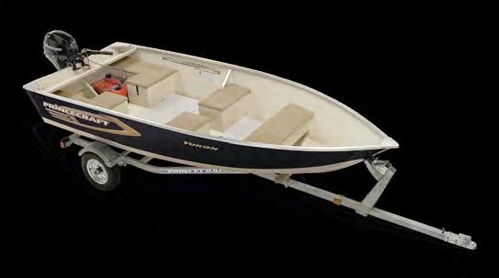 SPRINGBOK DL BT and YUKon DL BT Key Standard Features Semi-V hull design with square chine Full-width self-draining splashwell Bow eye and stern handles Center side storage compartments Parallel