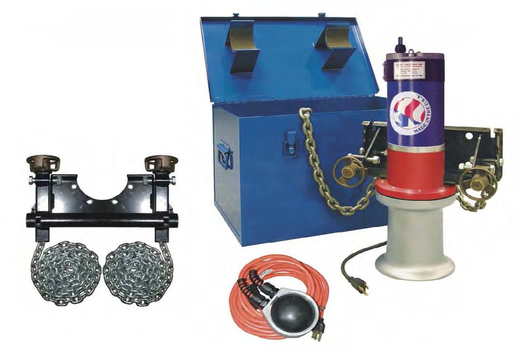 Electric Capstan Hoist Kit - 89610 This versatile 1,000 lbs.(454kg) capstan is the perfect partner for overhead and underground lifting and pulling applications.