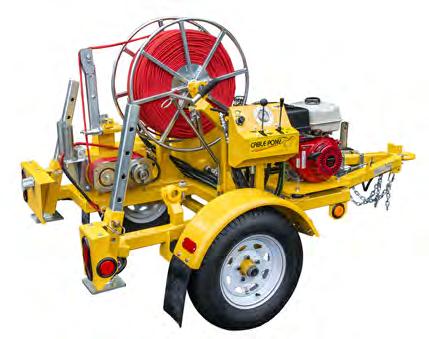 Ideally suited for ADSS, aerial stringing work, conductor recovery or underground cable handling.