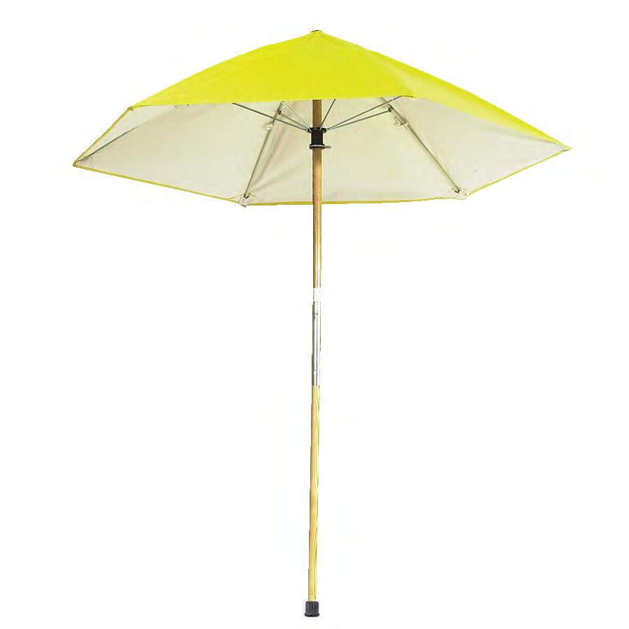 UMBRELLAS Umbrellas Whether working in a bucket, or on the ground, GMP umbrellas provide shelter from the sun.
