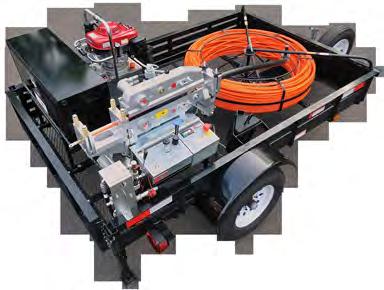 Powered Duct Rod Pusher With GMP's Powered Duct Rod Pusher and a 1/2" GMP Duct Rodder, the job of placing pulling lines or fiber cables just got that much easier.
