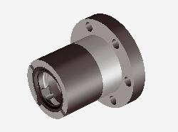 Nuts for rolled ball screw shafts See fold-out cover page for dimensions, form and drilling pattern KGF-N style single nut Nominal diameter Lead Number of threads on the shaft Ball diameter d 0 P h D