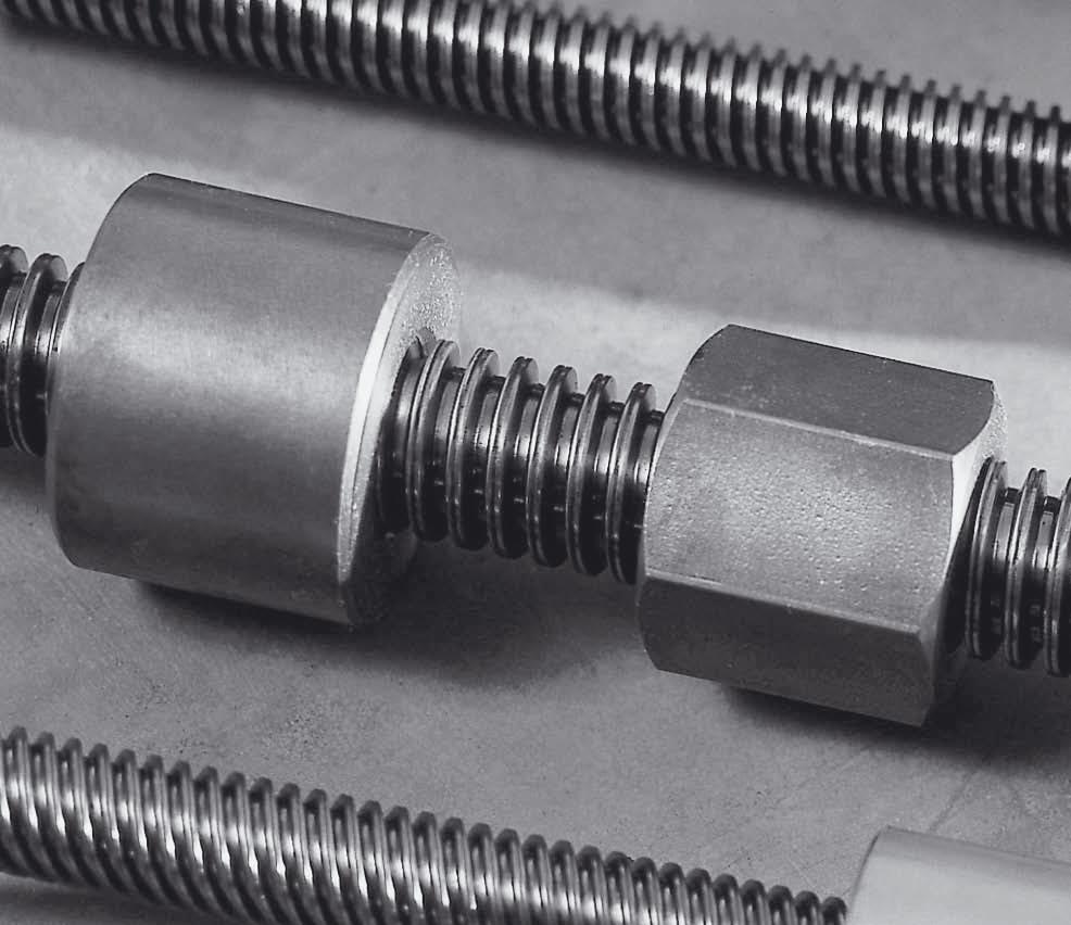 Trapezoidal thread screws Robust and value-for-money Trapezoidal thread screws are an inexpensive solution for design tasks relating to clamping, positioning and advance motions.