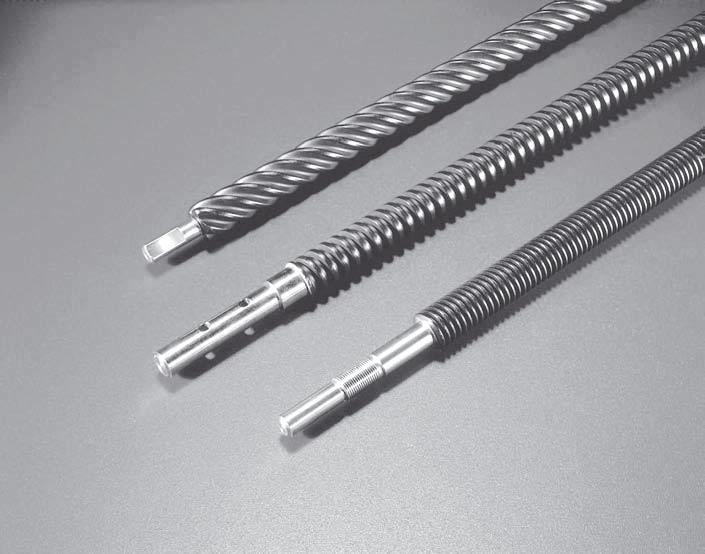 Trapezoidal thread screws PTFE dry lubricant Developed for trapezoidal lead screw applications with plastic on metal Typical features A PTFE coating comprises a dry coating, forming a lubricating and