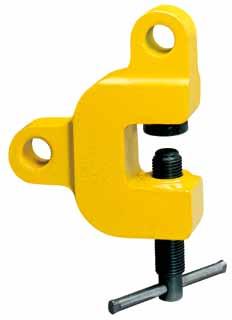 Tigrip Load Hoisting Tackle Grabs & Clamps Screw clamp for three-dimensional pulling model TSZ 500-7500 The TSZ screw clamp is