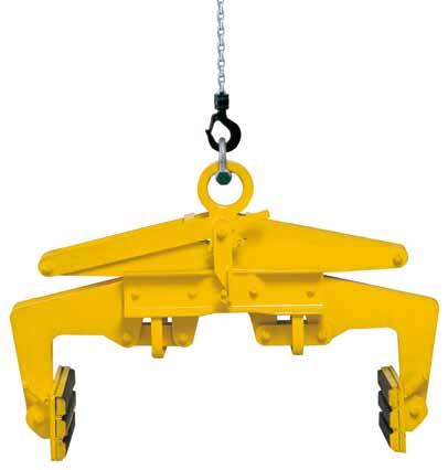 Tigrip Load Hoisting Tackle Grabs & Clamps Stone/concrete grab with large jaw capacity model TBG 200-5000 The units are delivered with protective linings as standard.