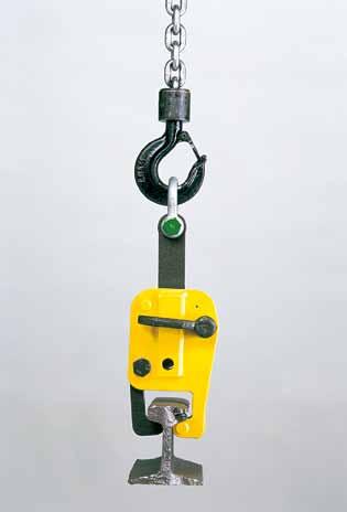 Tigrip Load Hoisting Tackle Grabs & Clamps Rail grab with safety lock model TCR 1000-2000 The TCR