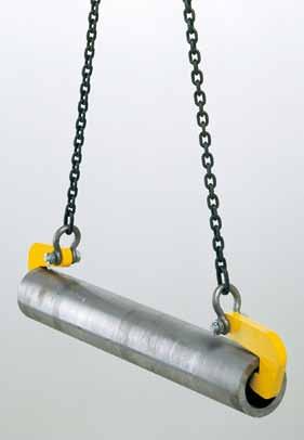 Tigrip Load Hoisting Tackle for underground construction Pipe hook model TRO 2000-10000 The pipe hooks are used in pairs for the safe transport of pipes.