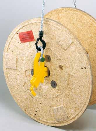 Tigrip Load Hoisting Tackle Clamps & Tine hooks Clamps for cable drums model TKB 5000 Specifically designed for the transport of cable drums, these clamps are
