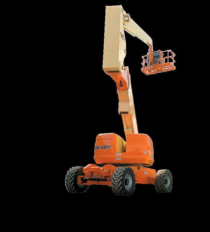 800 Series ARTICULATING BOOM LIFTS GREATER PRODUCTIVITY FROM THE GROUND UP You can reach higher and get