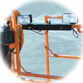 PIPE RACKS Conserve platform space and reduce trip hazards by storing the materials on the outside of the platform.