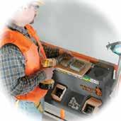 saws, drills or circular saws. The WorkStation has 6 in. x 6 in.