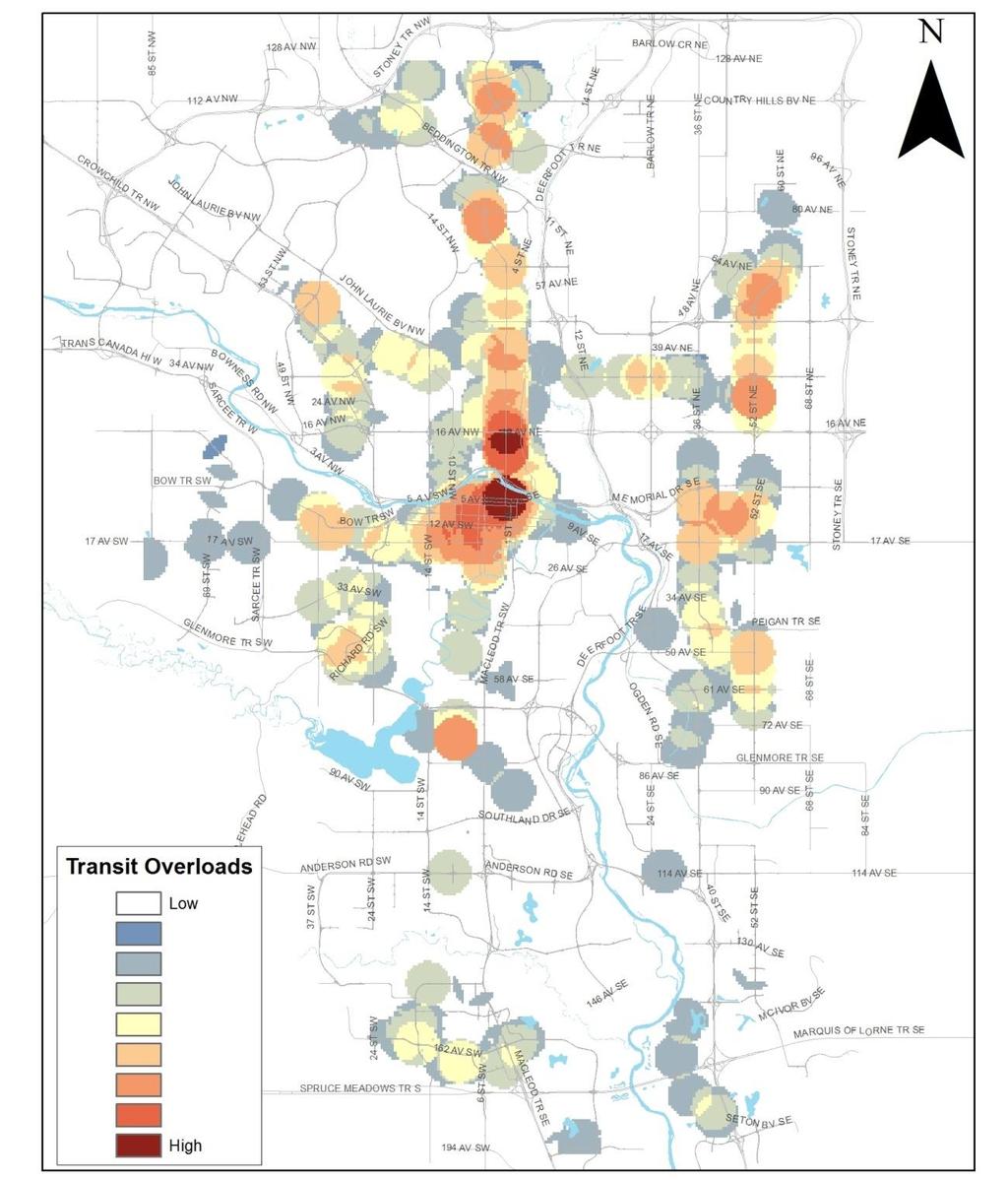 2012-2014 Bus Overload Hot Spots 55 Basis for Business Case 35,000 average weekday in North: passengers on buses on improving Centre Street north of downtown in