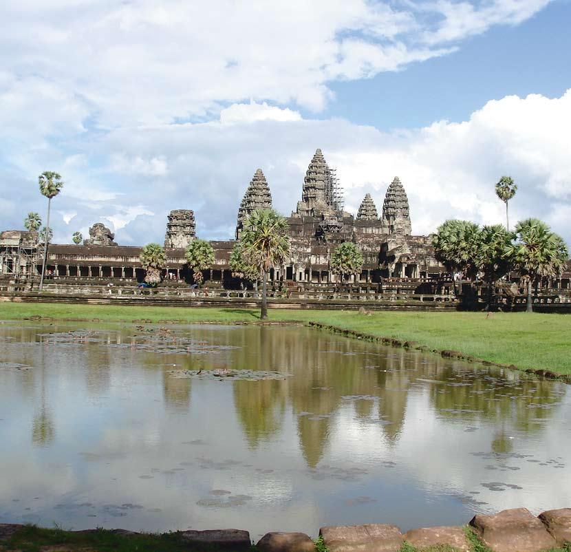 Photovoltaics Battery charging in Cambodia Angkor Wat is the well-known symbol of ancient Cambodia.