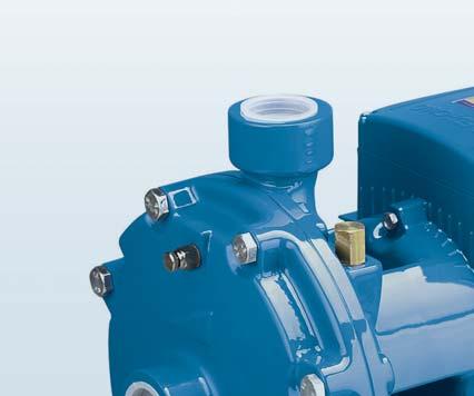 2CP Twin-impeller pumps PERFORMANCE RANGE Flow rate up to 450 l/min (27 m³/h) Head up to 112 m APPLICATION LIMITS