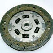 parts Friction material excessively worn Uneven wear of friction material Sticking release mechanism or cable. Normal wear of life of clutch.