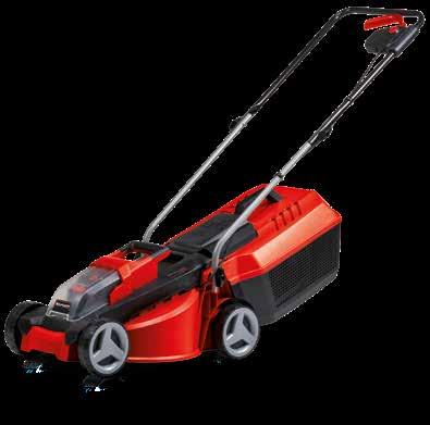 Cordless Lawn Mower CORDLESS LAWN MOWER GE-CM 18/30 Li Article No. Li-ion battery voltage / capacity Charging time 1x 18 V / 3.0 Ah 120 min For lawn areas of up to approx.