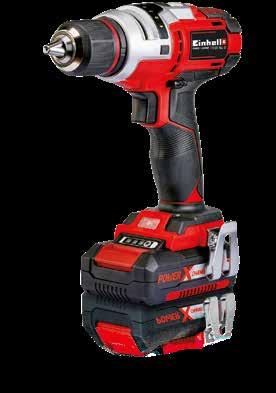 Cordless Drill CORDLESS DRILL TE-CD 18 Li E Electronic torque preset Article available WITH one battery, WITH two batteries or WITHOUT a battery! Article No.