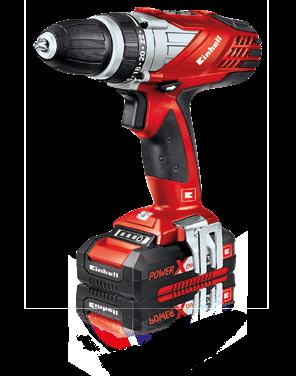 Cordless Drill CORDLESS DRILL TE-CD 18 Li Article available WITH one battery, WITH two batteries or WITHOUT a battery! Article No. Li-ion battery voltage / capacity 18 V / 1.