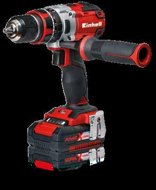 Cordless Impact Drill CORDLESS IMPACT DRILL TE-CD 18 Li-i BRUSHLESS Article available WITH two batteries or WITHOUT a battery! Quick stop Li-ion battery voltage / capacity Charging time 18 V / 2.