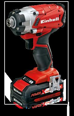 Cordless Impact Screwdriver CORDLESS IMPACT SCREWDRIVER TE-CI 18/1 Li Article available WITH or WITHOUT a battery! Li-ion battery voltage / capacity Charging time 18 V / 2.0 Ah 40 min Article No.