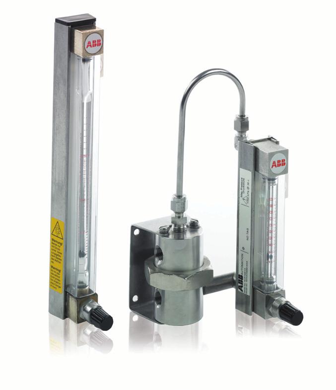 Glass tube purgemeters Variable area flowmeter 10A6100 Variable area flowmeters 10A6100 are versatile, low cost metering solutions for very low fluid flow applications in tube sizes from 1/16" (1.