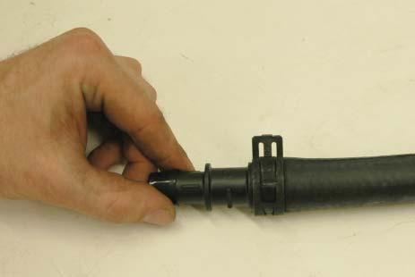 52. Install the supplied ¾ -5/8 coupling (hose mender) in the supplied ¾ x 7 section