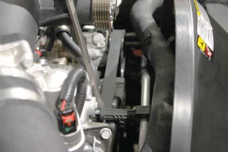 to fi t and slide the straight hose onto the throttle body. Tighten all clamps securely. 170.