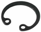Retaining Rings for Shaft and Bores Various Lock Rings Circlips Spring Pin External. Spring steel. DIN 471. Std pkg 100 For shaft O.D. mm. 192751... 6 192512... 11 191799... 14 192524... 16 191270 A.