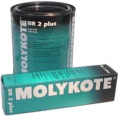 Oil and Grease Tapes Bearing Grease Masking Tape Molykote BR 2 plus universal heavy duty grease provides: - reduction of wear - emergency lubrication - higher operational reliability - extented