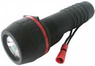 171515 Rubber spotlight. Heavy duty rubber.  For 2 batteries D, Cargo 200741 or 200768.