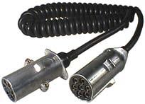 180316 Electrical coil w/ 2 plastic Europe 7-pin plugs (24S).