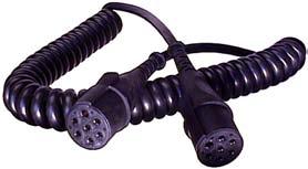 180227 Electrical coil w/ 2 aluminium Europe 7-pin plugs (24N).