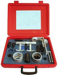 A/C Tools 210966 Servicing Nippondenso. The Master set contains tools required for servicing oil seal, pulley, clutch, etc. Complete with tool box and instructions.