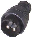 180199 Coupling for 2-pole plugs (Nato). 24 V. 200 Amp. For 35-50 mm². cable.