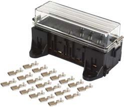 Relay Boxes Powr-Bloks TM 191410 4-way for standard relays.