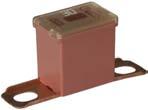 Fuses PAL 283. 2 fixing holes (<-> 36 mm.) Std pkg 5 Type Amp. 191633 A... Pink... 30 191634 A... Green.