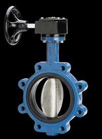 only 24" Hg vacuum Body Material: Ductile Iron BOS-CL Resilient-Seated Butterfly Valves Design Features: BOS Resilient-Seated Butterfly Valves are designed to handle a wide variety of liquids and