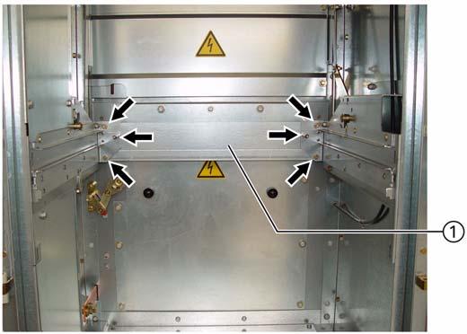13.16 Access to connection compartment Access through switching device compartment DANGER!